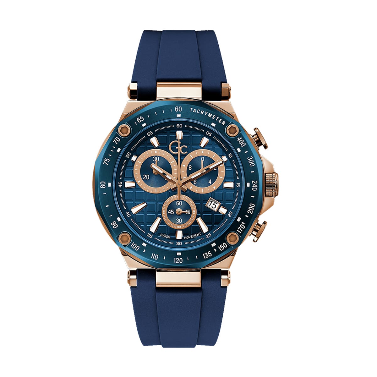 MONTRE GC HOMME CHRONO SILICONE